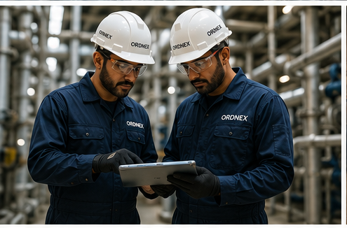 ORDNEX engineering team reviewing readiness and sustainment requirements