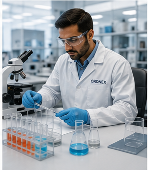 ORDNEX coordinated laboratory sample analysis