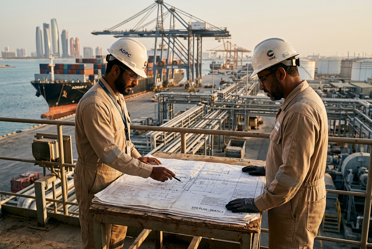 UAE technical professionals coordinating an engineering requirement